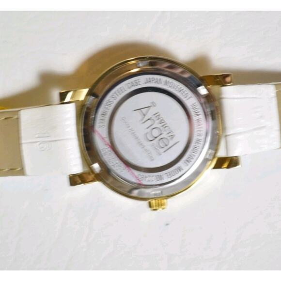 Invicta Women\'s 22483 Angel Analog Display Quartz Watch White Band main image 7